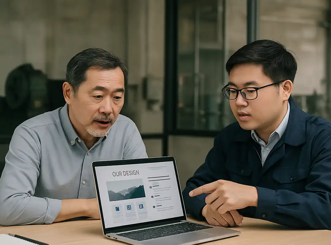 製造業網站設計範例